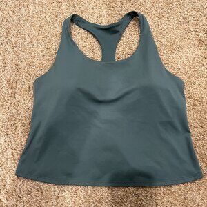 PowerSoft Cropped Racerback Tank Top